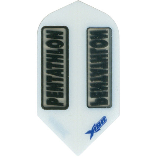Pentathlon Xtream 180 Dart Flights - 180 Micron Slim White