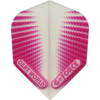 Dart World G-Force Dart Flights - Shape Pink