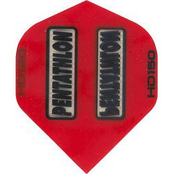 Pentathlon Hd150 Dart Flights - 150 Micron Standard Red