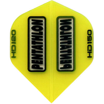 Pentathlon Hd150 Dart Flights - 150 Micron Standard Yellow