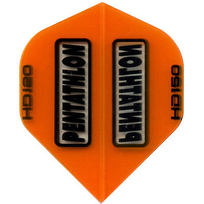 Pentathlon Hd150 Dart Flights - 150 Micron Standard Orange