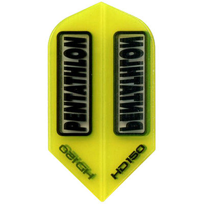 Pentathlon Hd150 Dart Flights - 150 Micron Slim Yellow