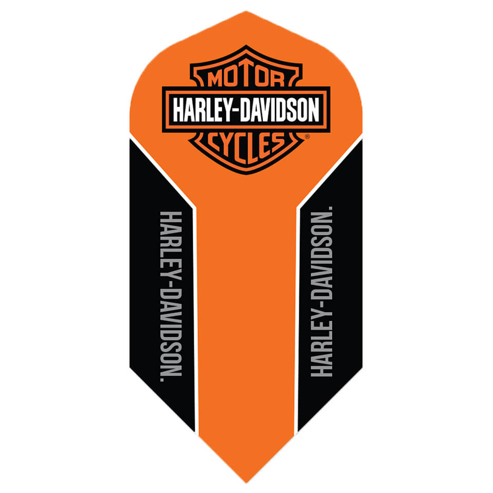 Harley-Davidson Black Fin Dart Flights - Slim