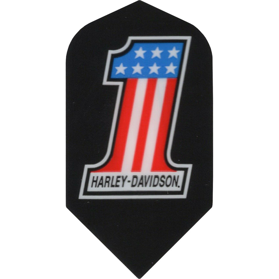 Harley-Davidson Dart Flights - Slim 1 with Flag