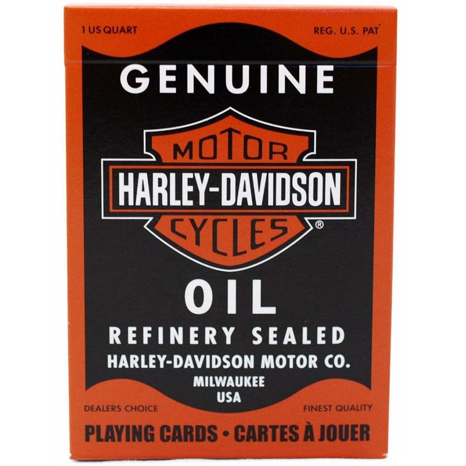Harley-Davidson Oil Can Playing Cards - Standard Size