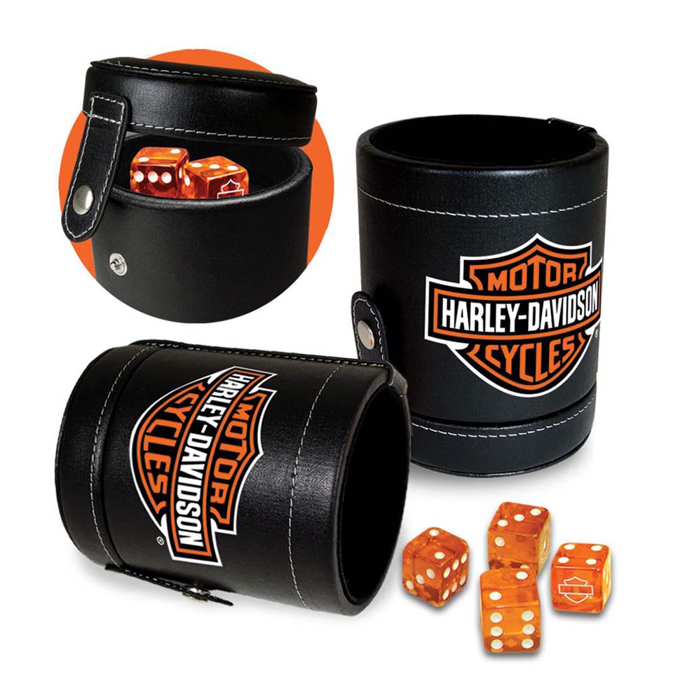 Harley Davidson Dice Cup and Dice