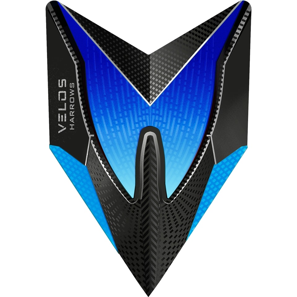 Harrows Fusion Dart Flights - Velos Blue