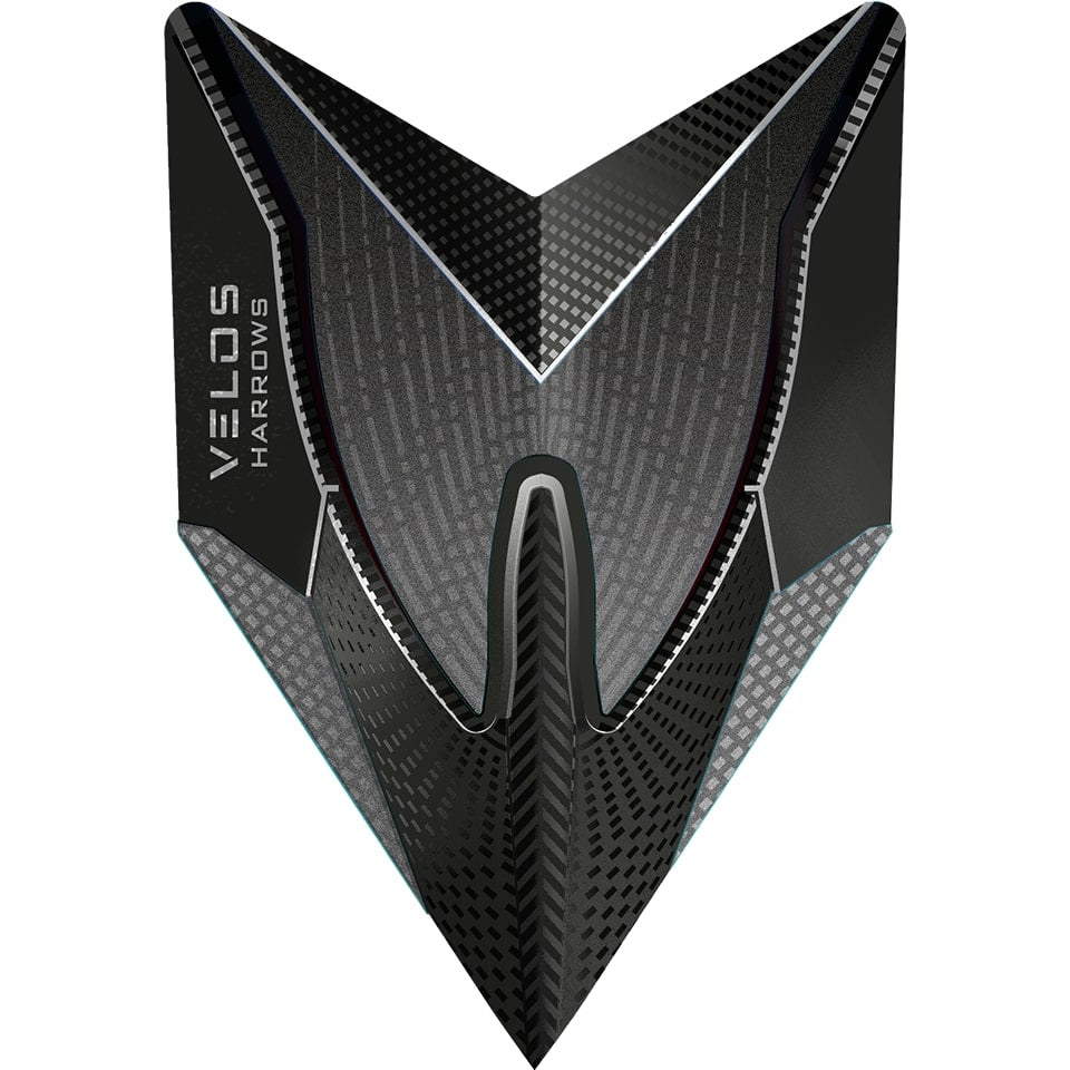 Harrows Fusion Dart Flights - Velos Black
