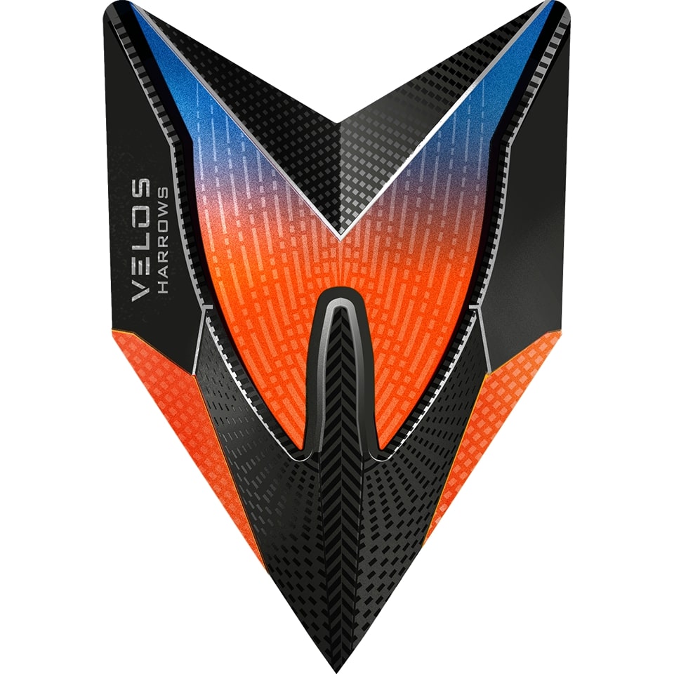 Harrows Fusion Dart Flights - Velos Orange