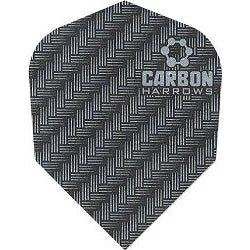 Carbon Dart Flights - 100 Micron Shape Silver