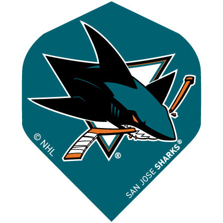 Dart World NHL Dart Flights - Standard San Jose Sharks