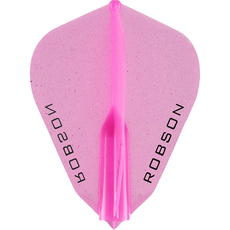 Robson Plus Dart Flights - Fantail Pink