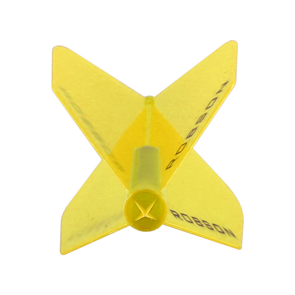 Robson Plus Dart Flights - Standard Yellow