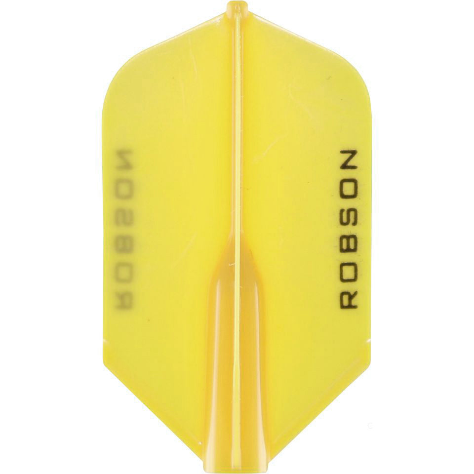 Robson Plus Dart Flights - Slim Yellow