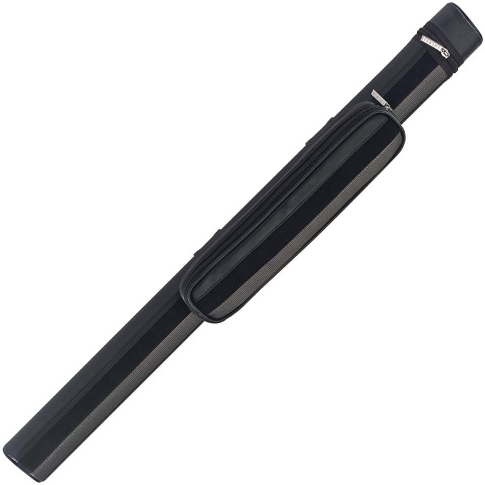 Pure X 1B/1S Suede and Textured Fabric Cue Case - Black