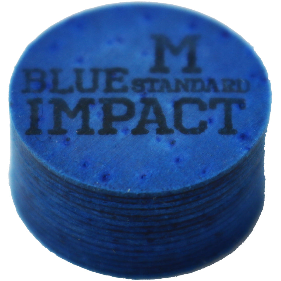 1 McDermott Navigator Blue Impact Cue Tip - Medium 14mm