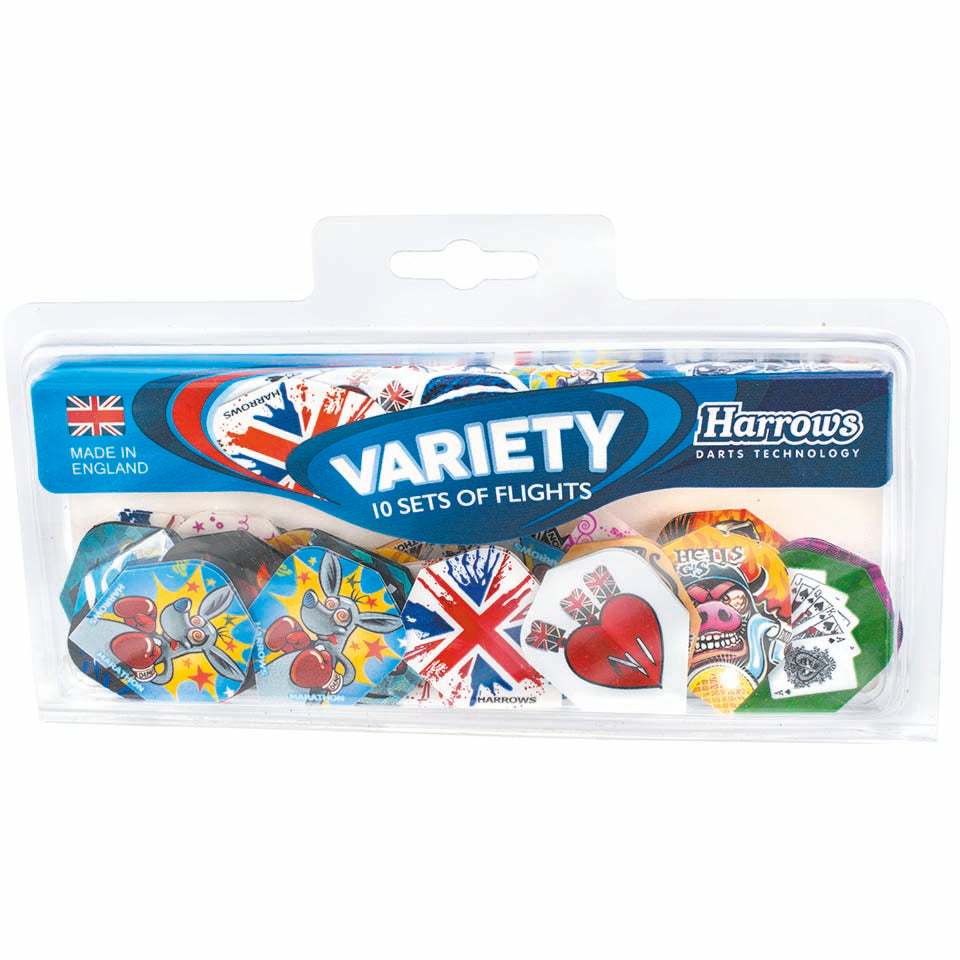 Harrows Variety Flight Ten Pack - Shape