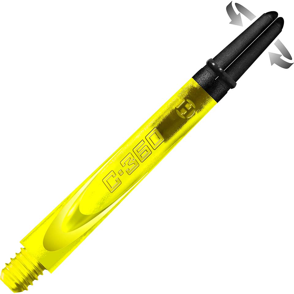 Harrows Carbon 360 Dart Shafts - Medium Yellow