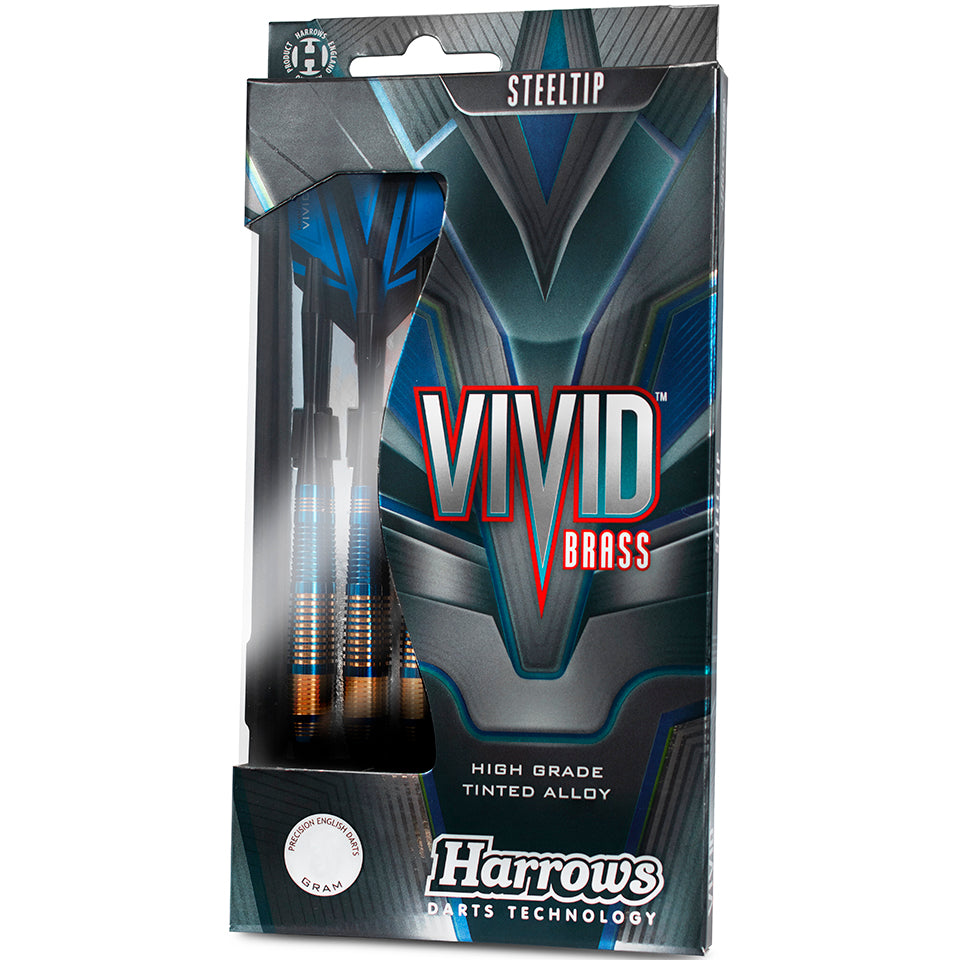 Harrows Vivid Blue Steel Tip Darts - 21gm