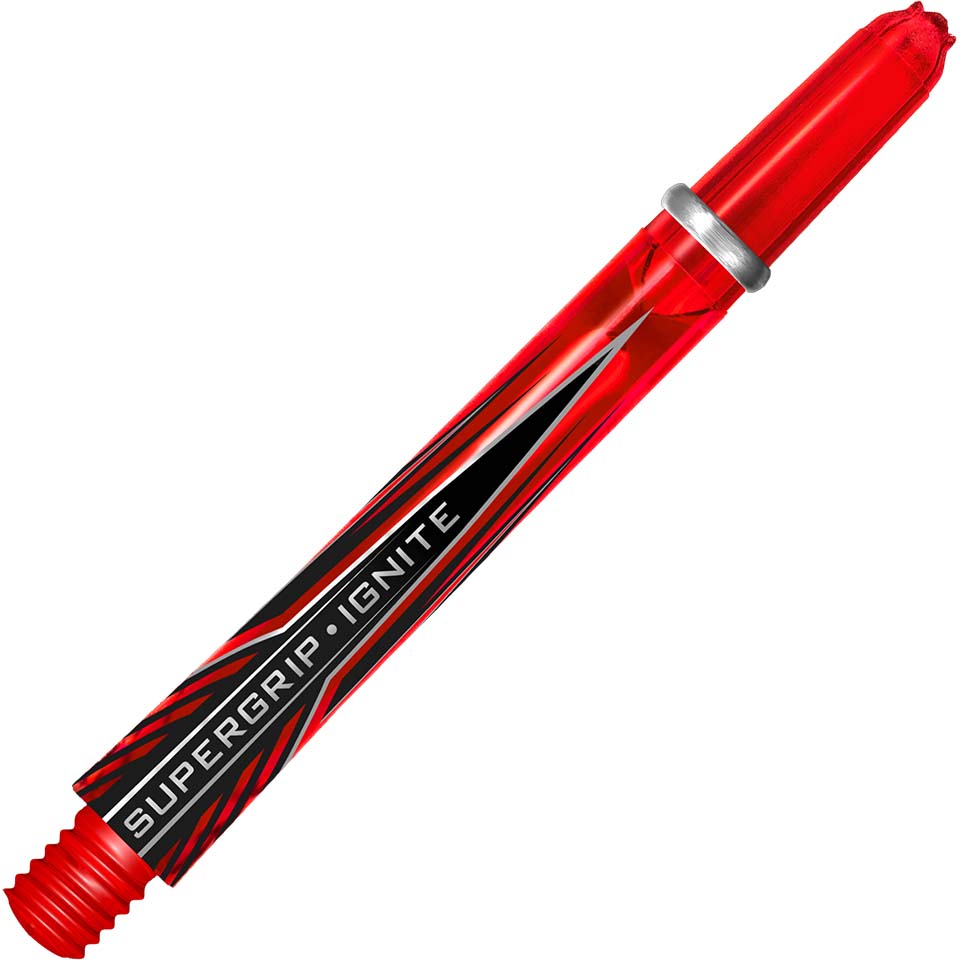 Harrows Supergrip Ignite Dart Shafts - Medium Red