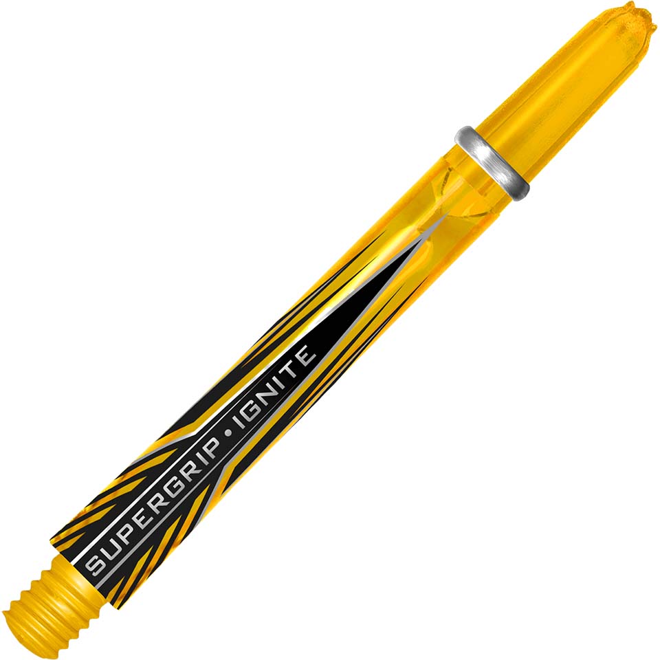 Harrows Supergrip Ignite Dart Shafts - Medium Yellow