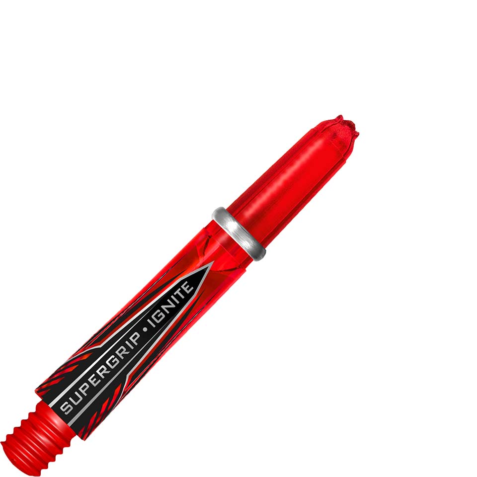 Harrows Supergrip Ignite Dart Shafts - Short Red