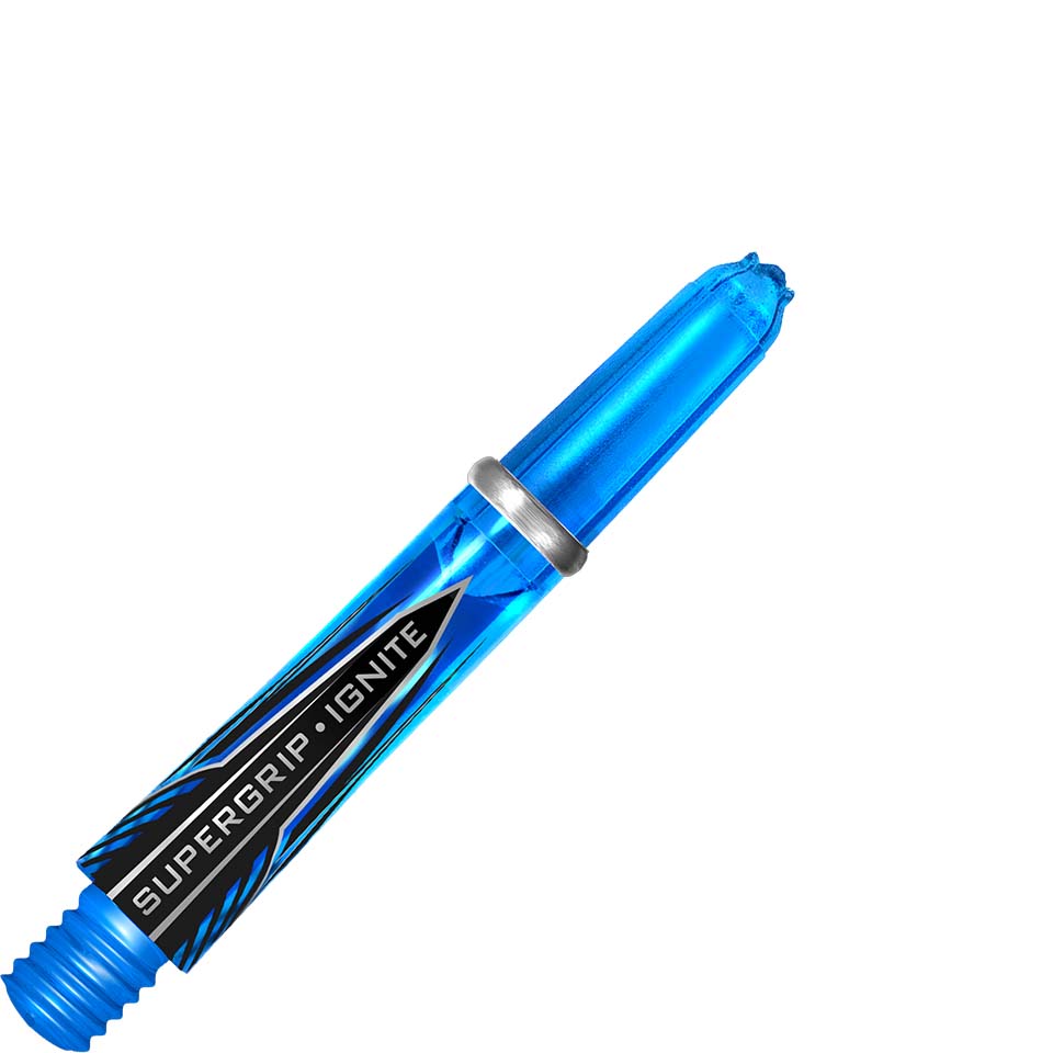 Harrows Supergrip Ignite Dart Shafts - Short Aqua