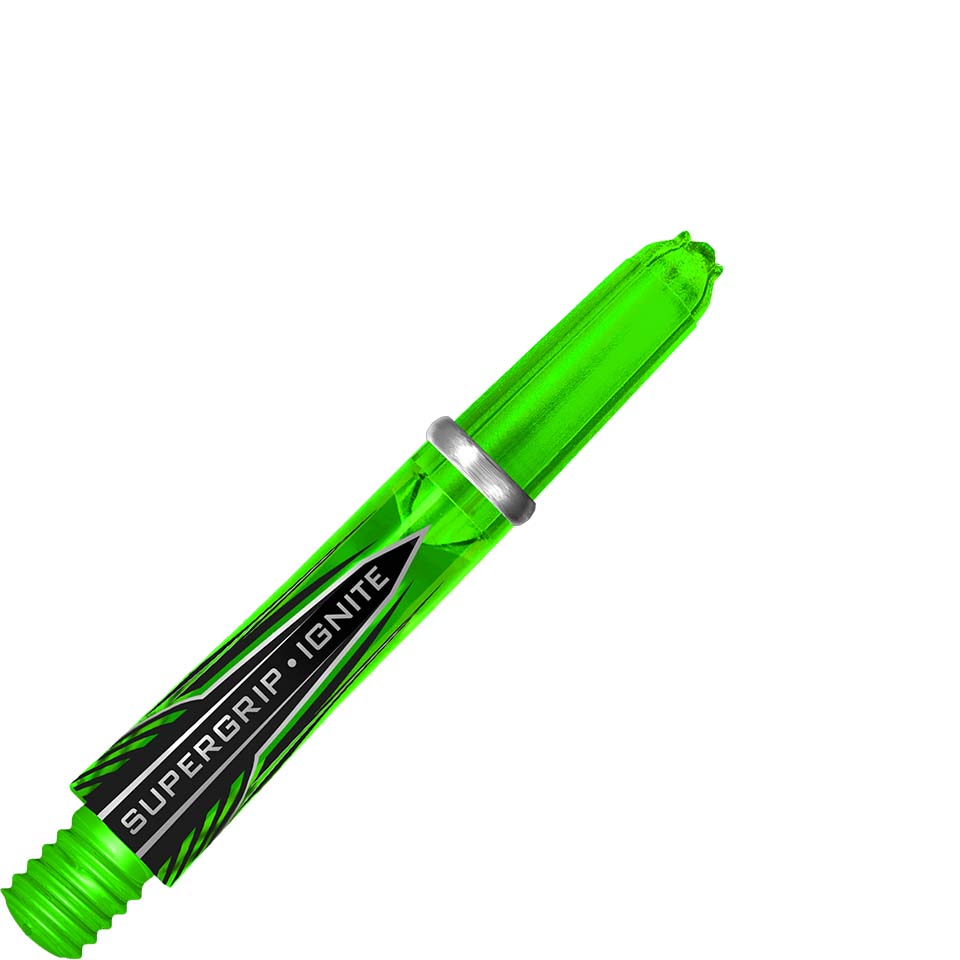 Harrows Supergrip Ignite Dart Shafts - Short Green