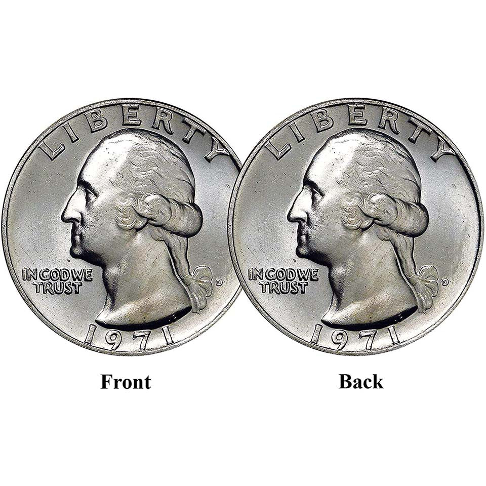 Double Sided Quarter - Heads