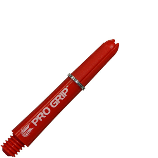 Target Pro Grip Nylon Dart Shafts - Short Red