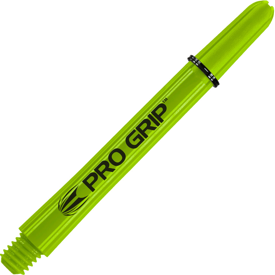 Target Pro Grip Nylon Dart Shafts - Medium Lime Green