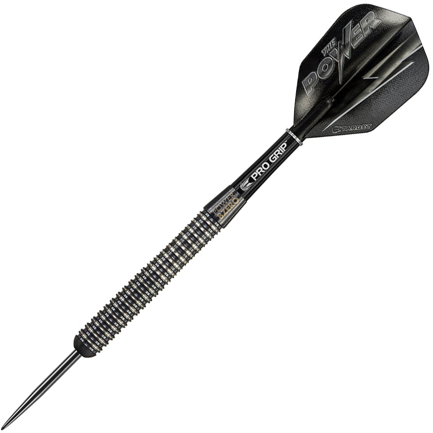 Power 8zero Steel Tip Darts - Black Phil Taylor 23gm