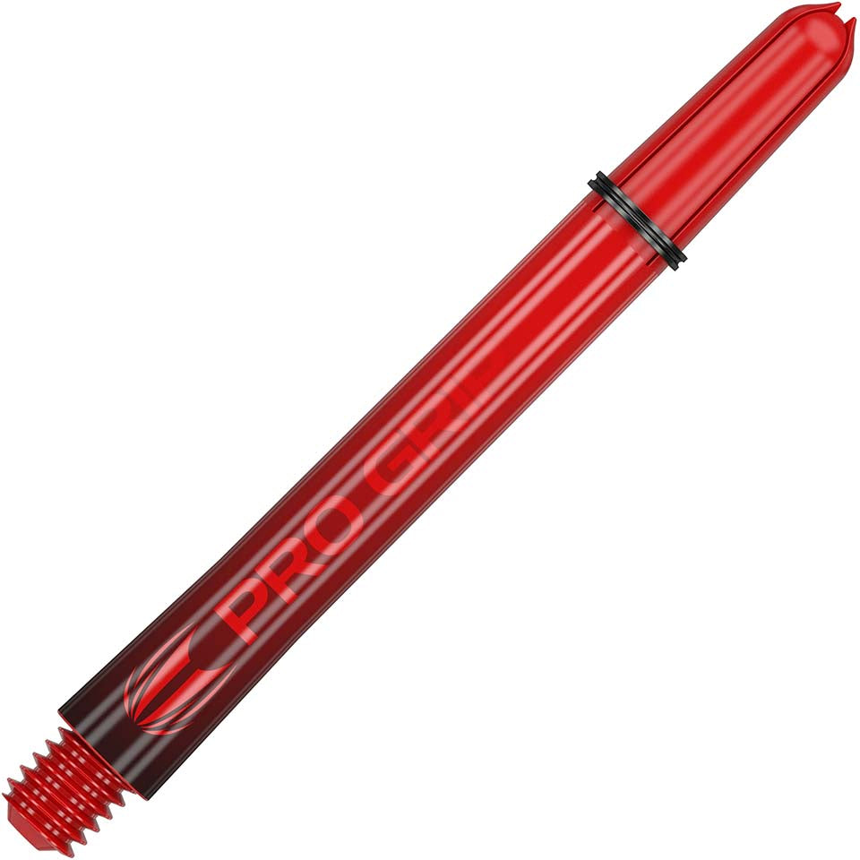 Target Pro Grip Sera Dart Shafts - Medium Black & Red