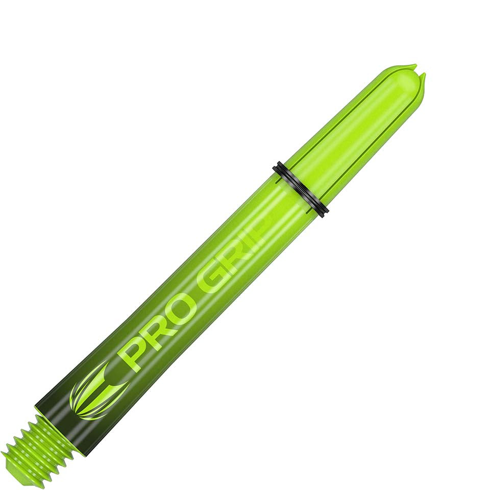 Target Pro Grip Sera Dart Shafts - Inbetween Black & Lime