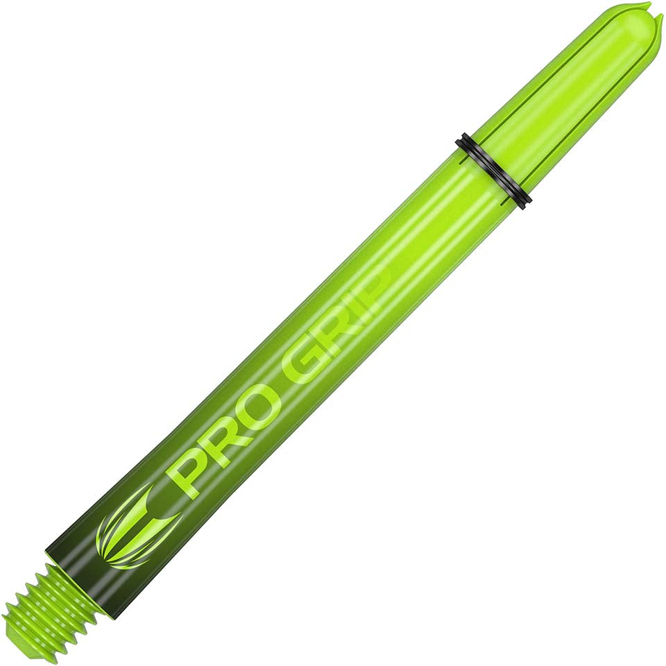 Target Pro Grip Sera Dart Shafts - Medium Black & Lime