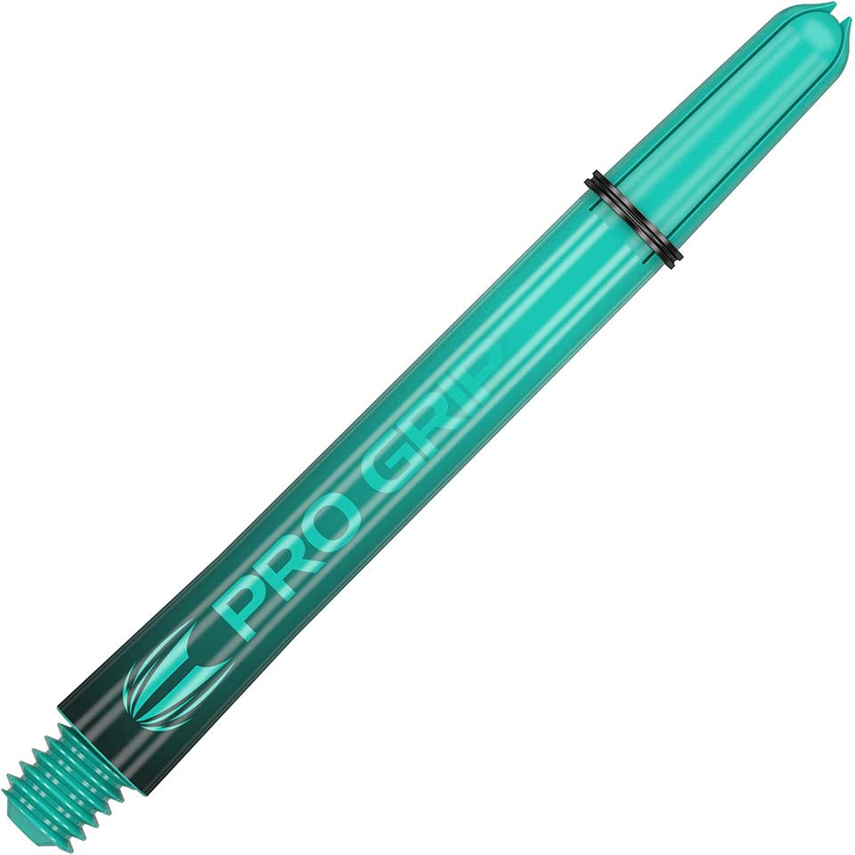 Target Pro Grip Sera Dart Shafts - Medium Black & Aqua