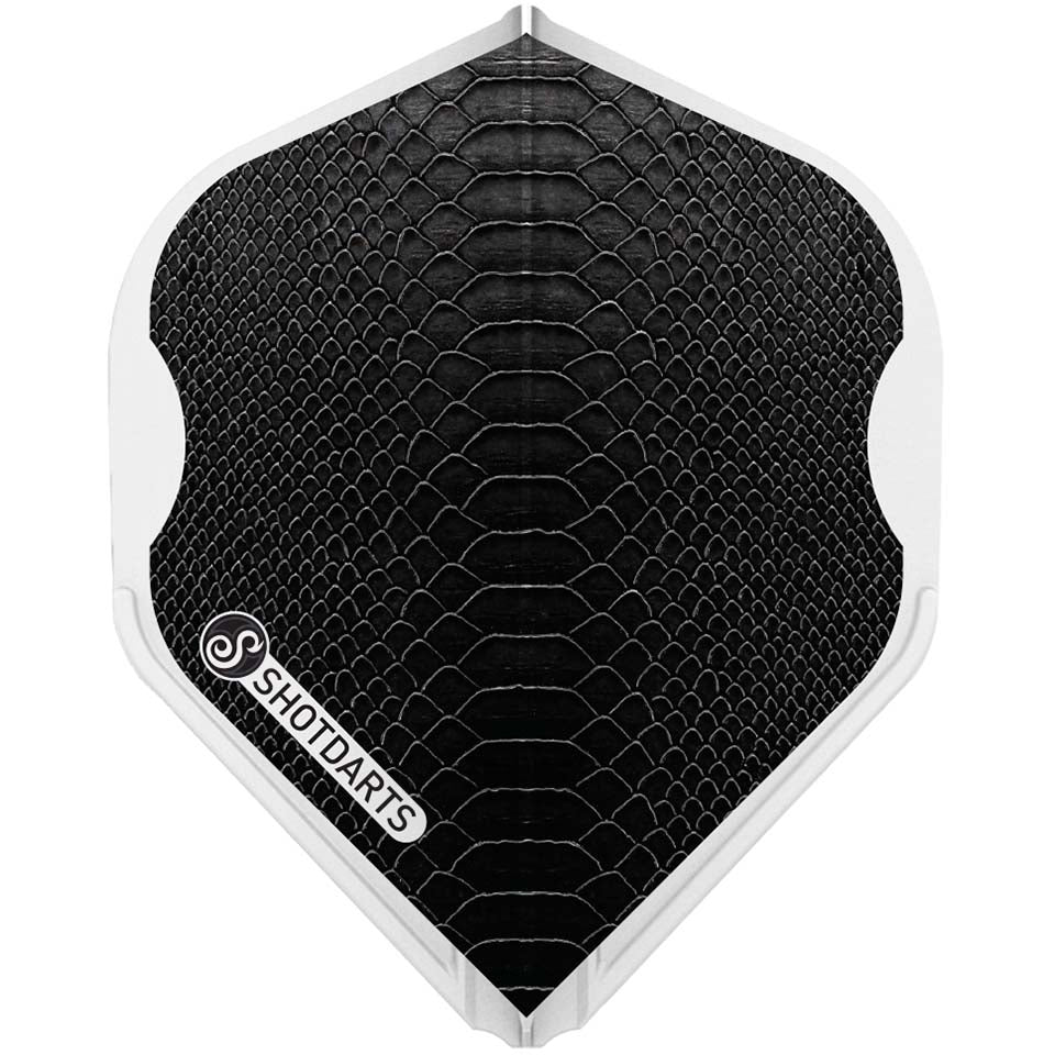 Shot L-Style EZ Americana Americana Gator Dart Flights - L1 / Standard Black