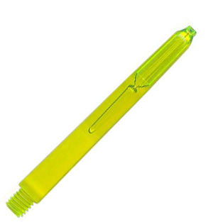 Poly 2ba Bubble Dart Shafts - Short Neon Yellow