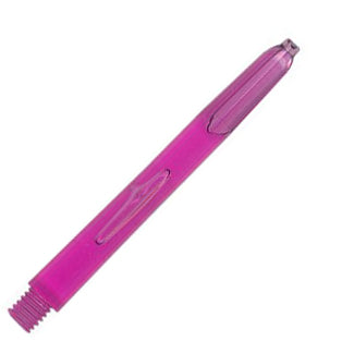 Poly 2ba Bubble Dart Shafts - Medium Neon Purple