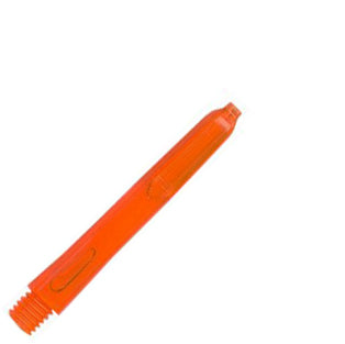 Poly 2ba Bubble Dart Shafts - Short Neon Orange