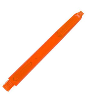 Poly 2ba Bubble Dart Shafts - Medium Neon Orange