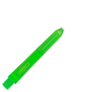 Poly 2ba Bubble Dart Shafts - Short Neon Green