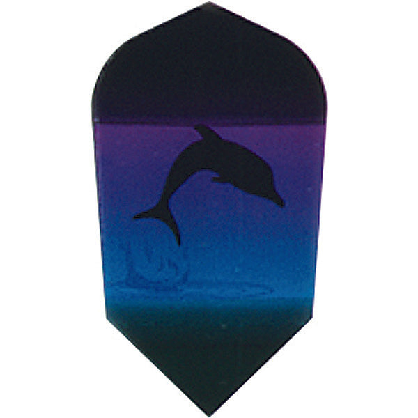 GLD Dolphin Dart Flights - Slim