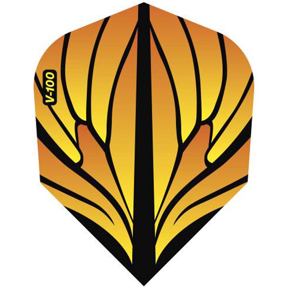 GLD Viper V-100 Dart Flights - Standard Orange