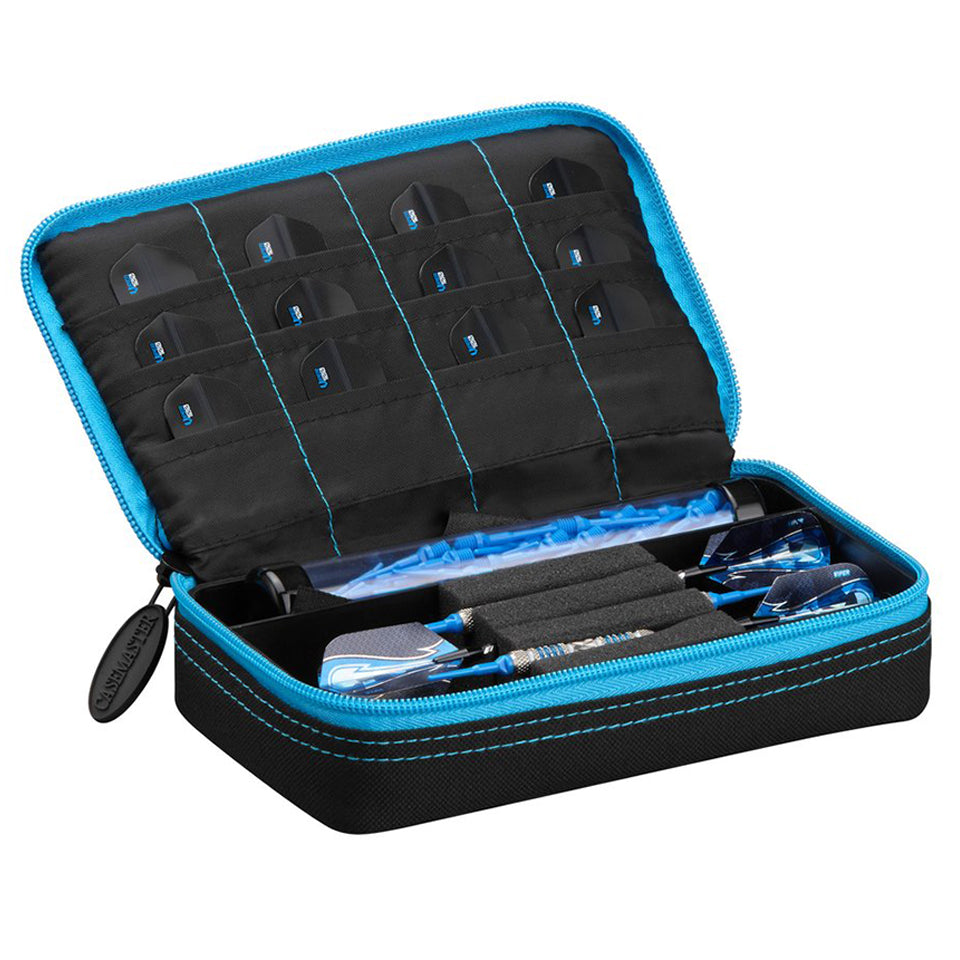 GLD Casemaster Plazma Dart Case - Black With Blue