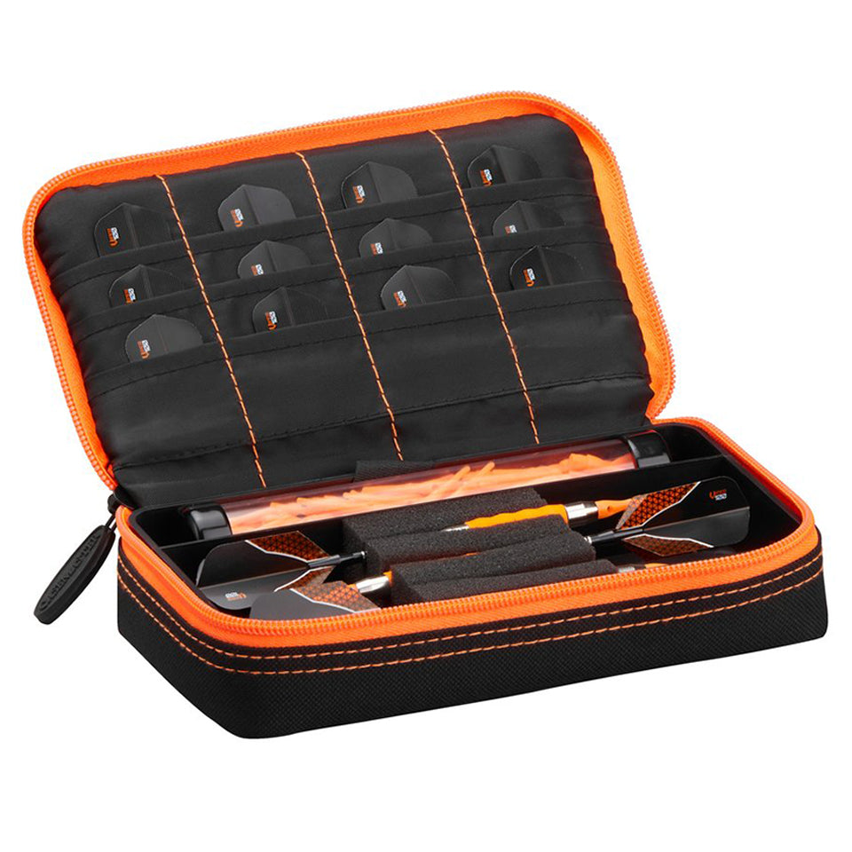 GLD Casemaster Plazma Dart Case - Black With Orange