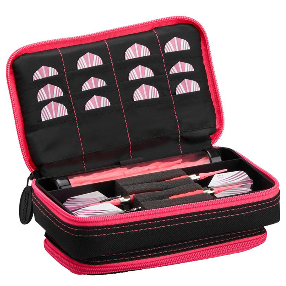GLD Casemaster Plazma Plus Dart Case - Black With Pink