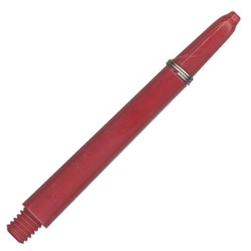 2ba Nylon Dart Shafts Plus Ring - Medium Red