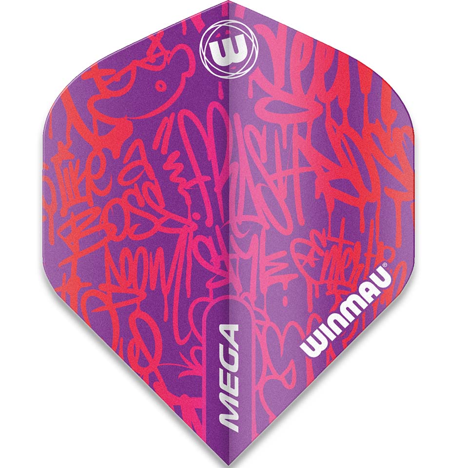 Winmau Mega Dart Flights - Standard Purple