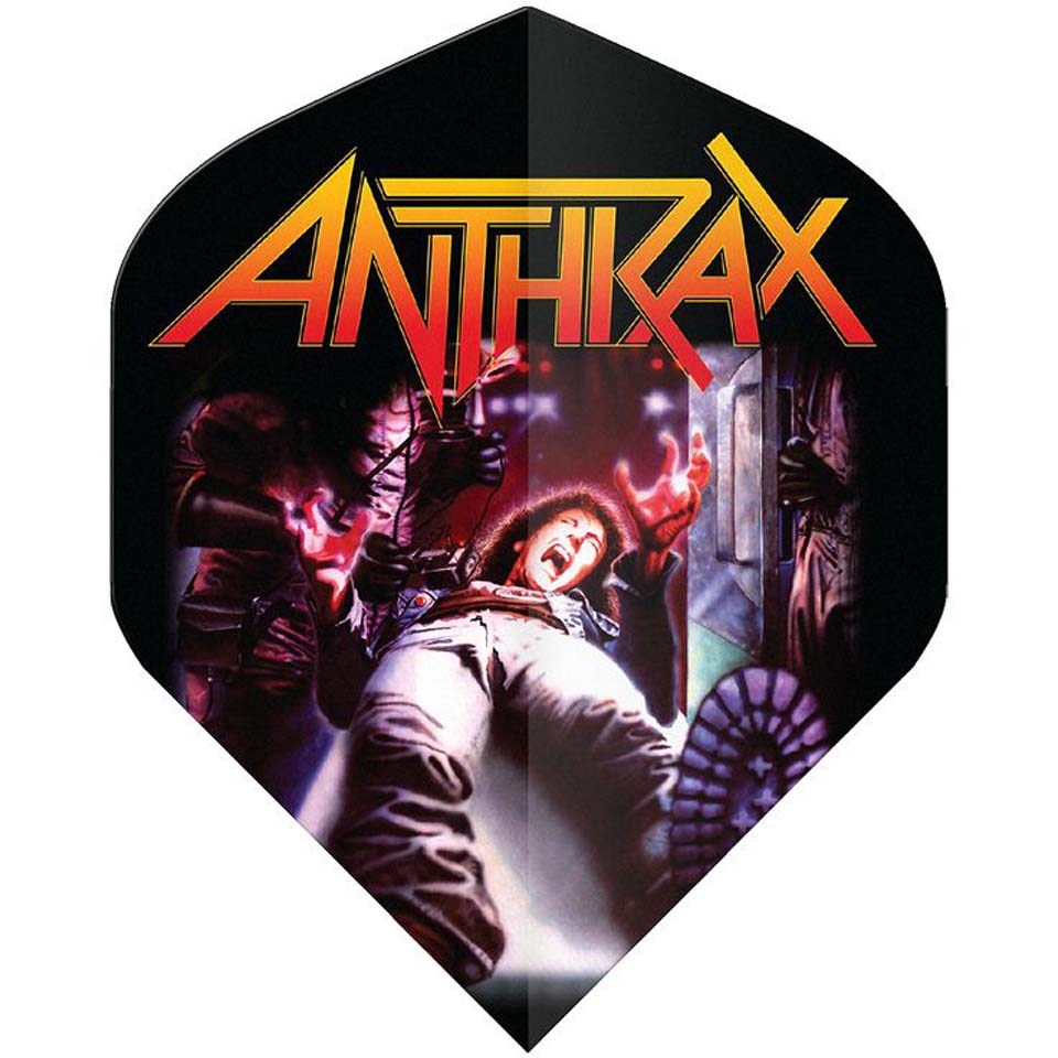 Winmau Rock Legends Anthrax Dart Flights - Shape Band